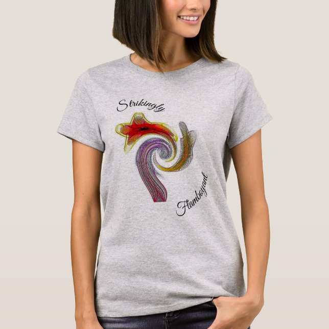 T-shirt "Flamboyant" (Basique féminin) (Devant)