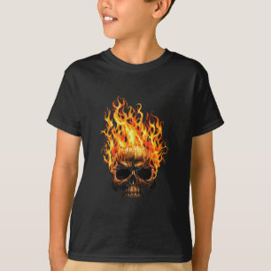 T-shirt Flamboyant-Crâne (noir)