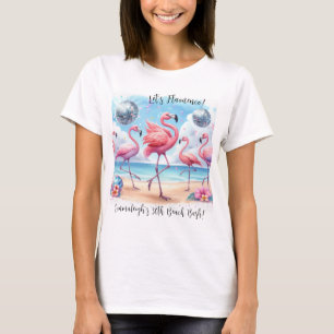 T-shirt Flamenco ! Anniversaire Beach Bash Commémoratif