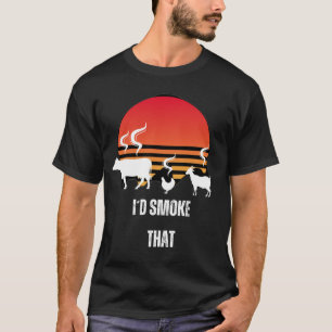 T-shirt Flames de barbecue : Conception sensorielle