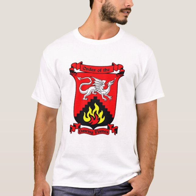 T-shirt Flames Lodge Shirt (Devant)