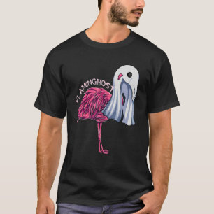T-shirt Flamghost Flamant rose rose Fantôme Costume d'Hall