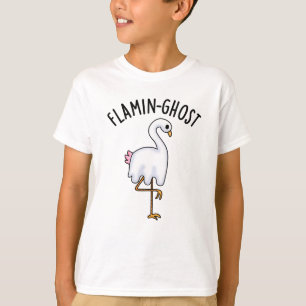 T-shirt Flamin-fantôme Funny Flamant rose Fantôme Pun