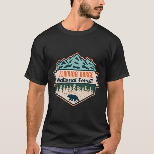 T-shirt Flaming Gorge Forêt nationale � Secrets du Wil (Devant)