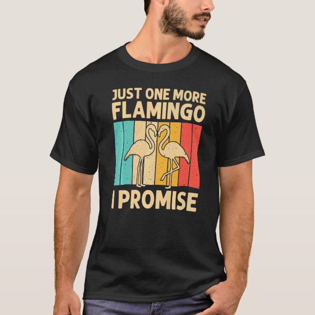 T-shirt Flamingo 70 s (Devant)