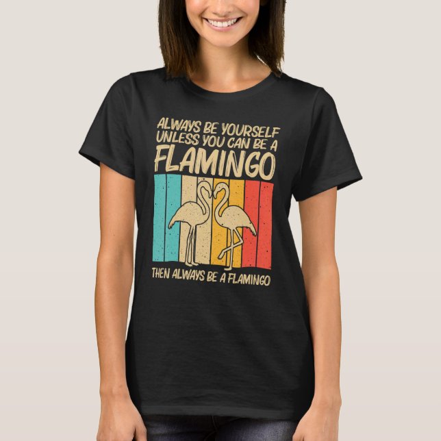 T-shirt Flamingo 70 s (Devant)