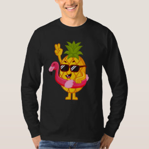 T-shirt Flamingo à ananas sur le Flamant rose Swinger M