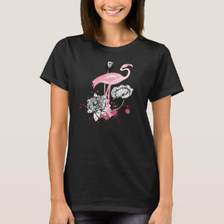 T-shirt Flamingo and Lotus