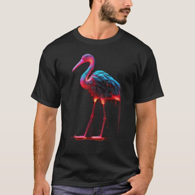 T-shirt Flamingo artwork  animal  animal flamingo 2 (Devant)
