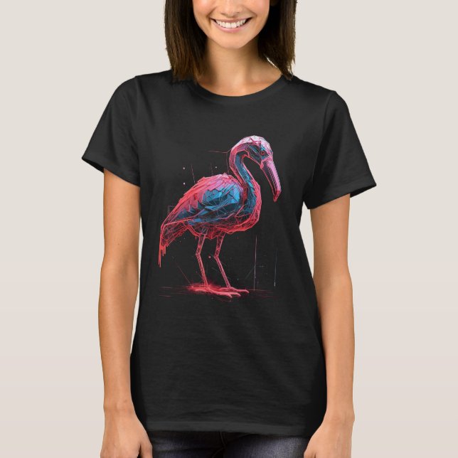 T-shirt Flamingo artwork  animal  animal flamingo 20 (Devant)