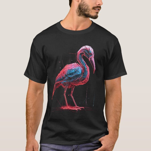 T-shirt Flamingo artwork  animal  animal flamingo 20 (Devant)