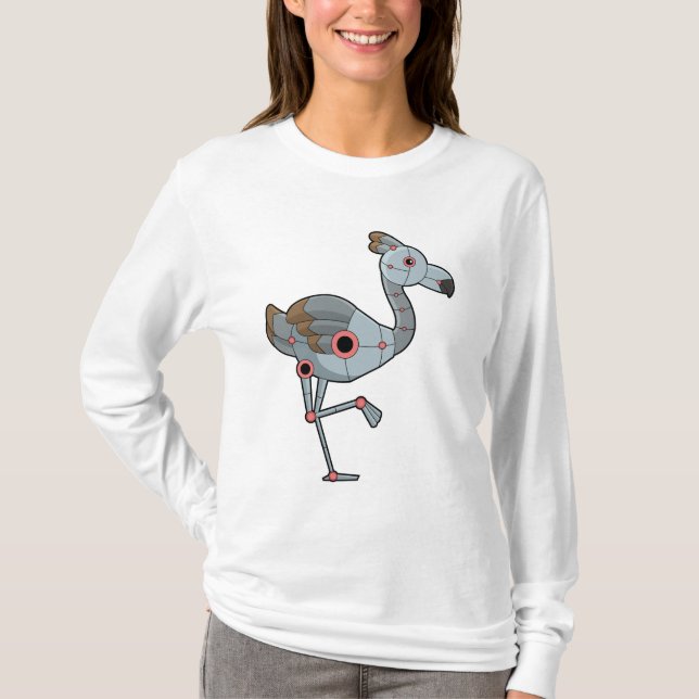 T-shirt Flamingo as Robot (Devant)
