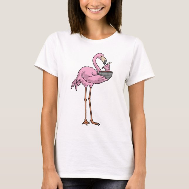 T-shirt Flamingo Cuisine Ramen Cuisson (Devant)