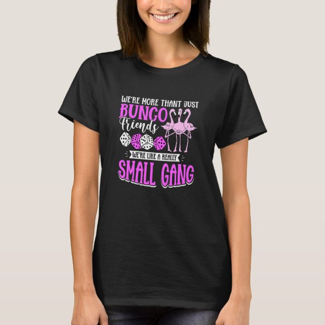 T-shirt Flamingo de jeu de Bunco pour une fille Bunco (Devant)