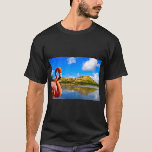 T-shirt Flamingo des Caraïbes en Saint-Kitts