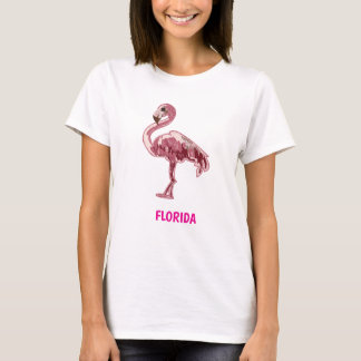 T-shirt Flamingo gemalter pinker Flamingo 