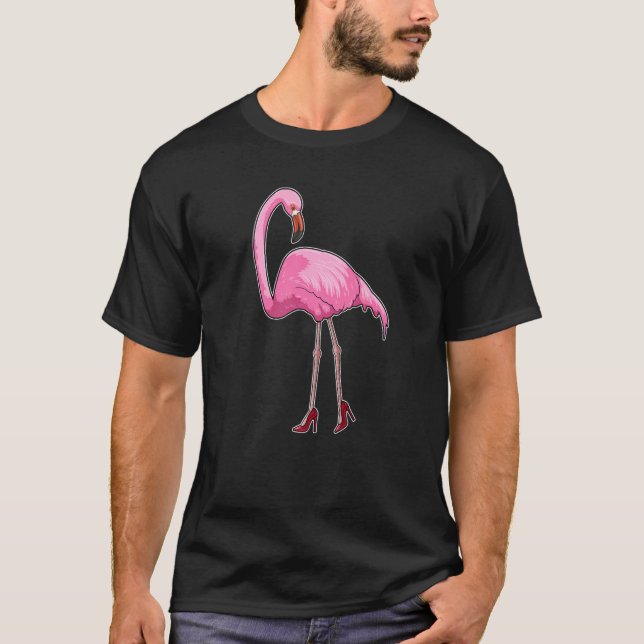 T-shirt Flamingo High Heels Premium (Devant)