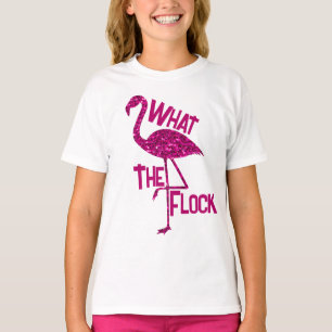 T-shirt Flamingo pétillant rose Ce que le troupeau