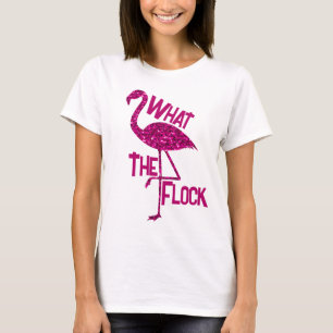 T-shirt Flamingo pétillant rose Ce que le troupeau