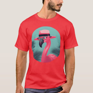 T-shirt Flamingo Retro 80s 90s Style Animal Lovers gift
