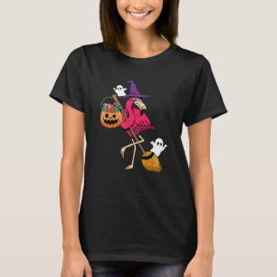 T-shirt Flamingo Sorcière Halloween Trick Or Treat U2013 S
