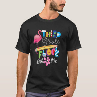 T-shirt Flamingo Troisième année Troupe Enseignant 3e anné