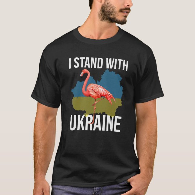 T-shirt Flamingo Ukraine I (Devant)