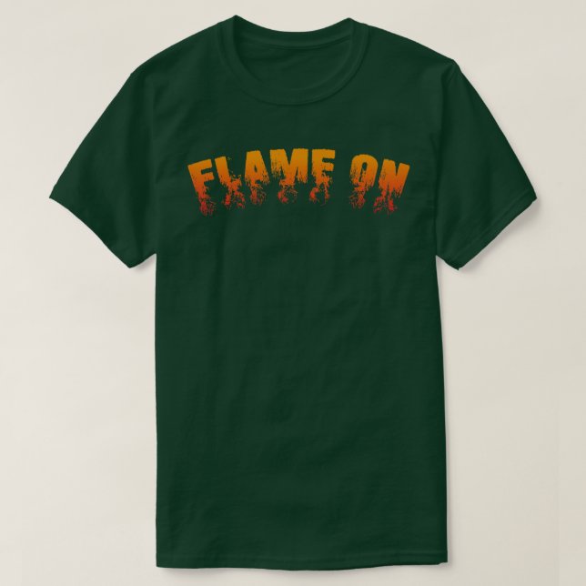 T-shirt Flamme allumée (Design devant)