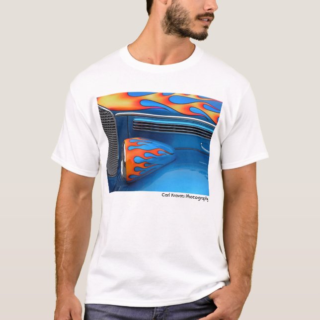 T-shirt Flamme bleue (Devant)