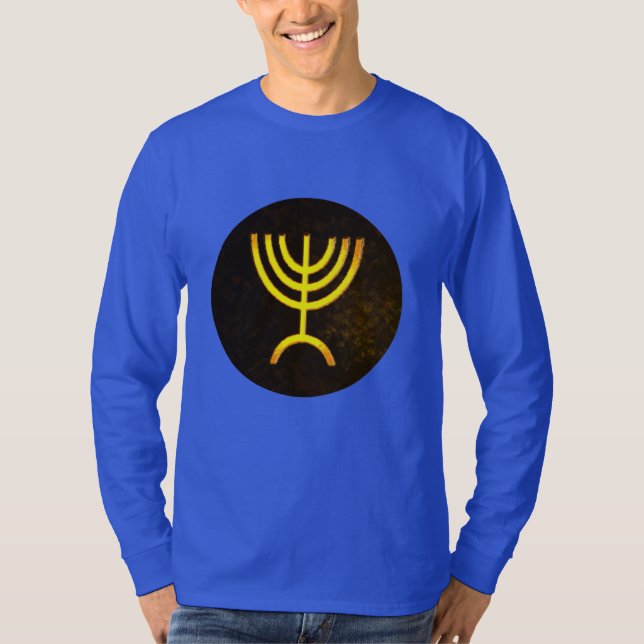 T-shirt Flamme de Menorah (Devant)