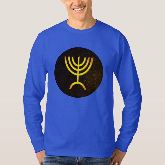 T-shirt Flamme de Menorah (Devant)
