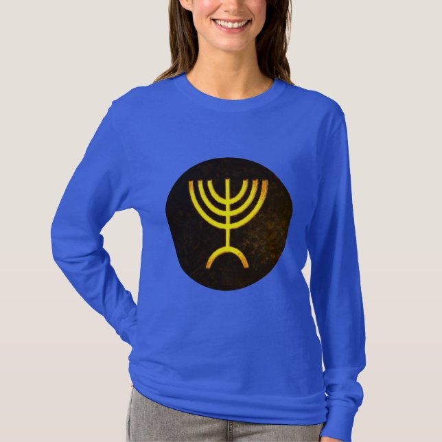 T-shirt Flamme de Menorah (Devant)