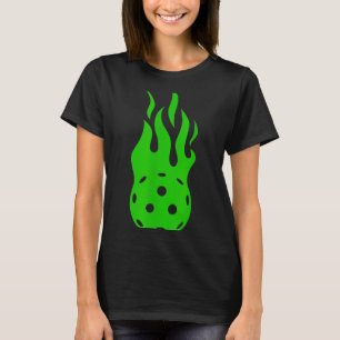 T-shirt Flamme de pickleball - Joueur de pickleball de ten