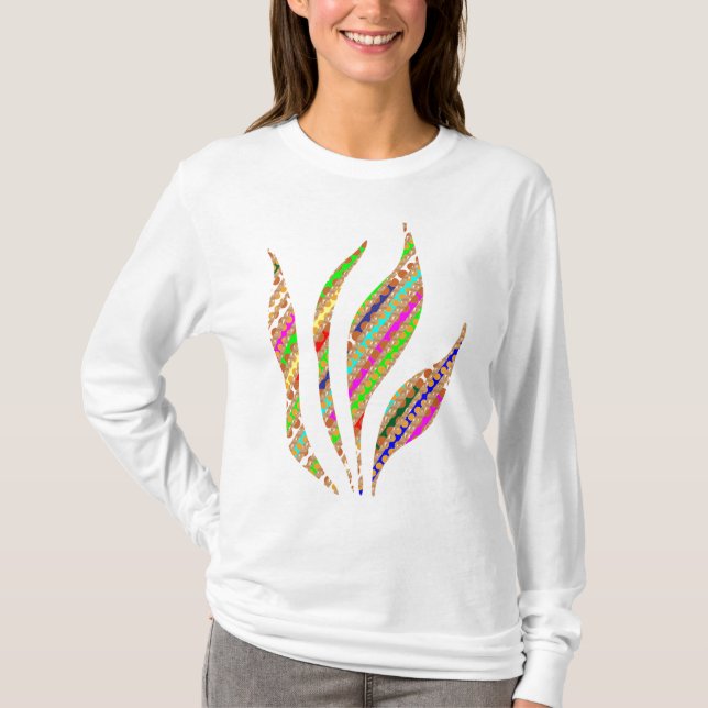 T-shirt FLAMME D'INCENDIE Artistique Maintenir la circulat (Devant)