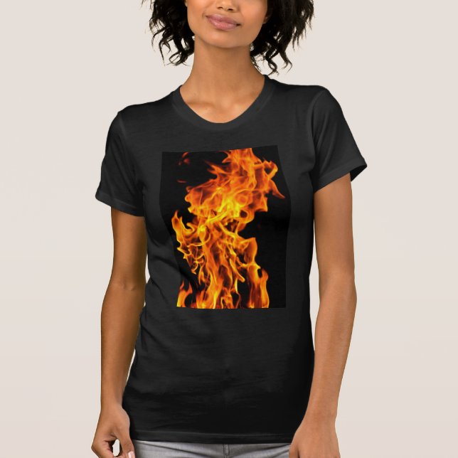 T-shirt Flamme orange (Devant)
