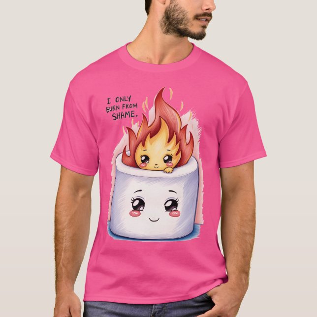 T-shirt Flamme timide (Devant)