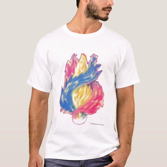 T-shirt Flamme triple (Devant)