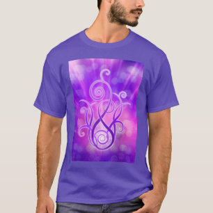 T-shirt Flamme violette/feu violet