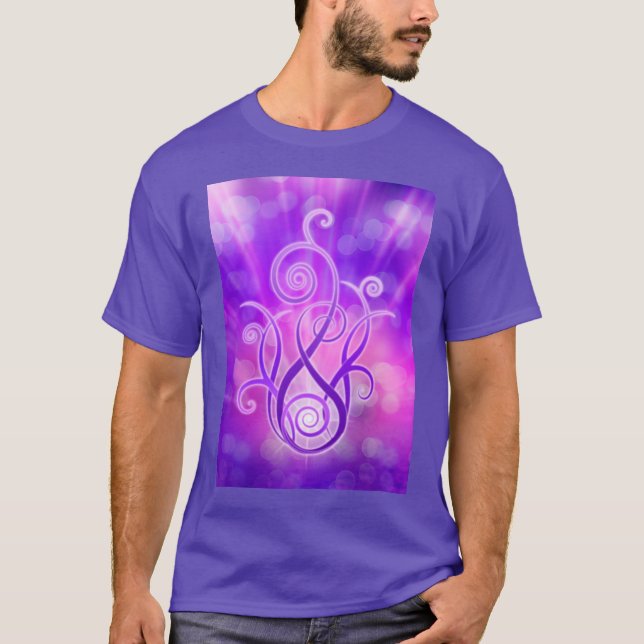 T-shirt Flamme violette/feu violet (Devant)