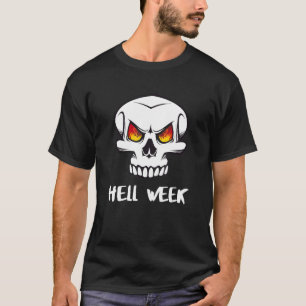 T-shirt Flammes crâniennes DE LA SEMAINE HELL