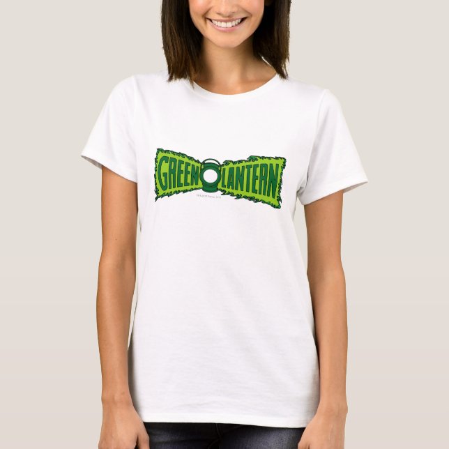 T-shirt Flammes du logo vert (Devant)