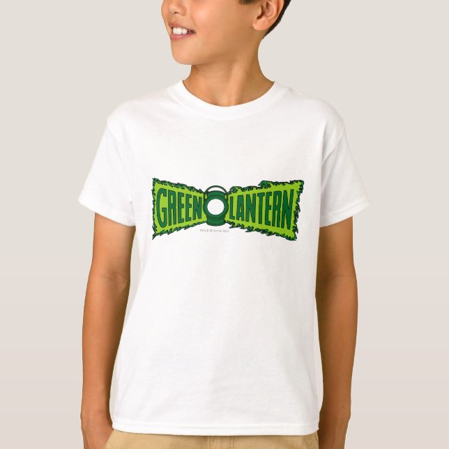 T-shirt Flammes du logo vert (Devant)