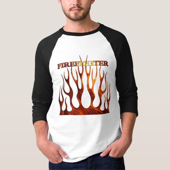 T-shirt Flammes d'un FF de tribal (Devant)
