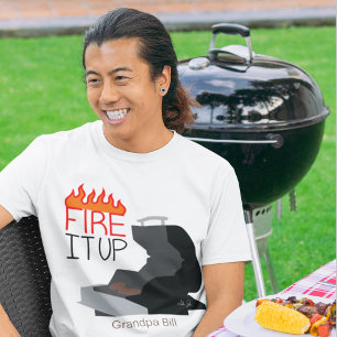 T-shirt Flammes & Grill Incendie Personnalisé