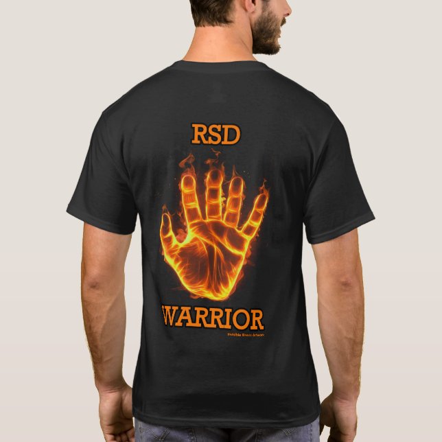 T-shirt Flammes/mains...CRPS (Dos)