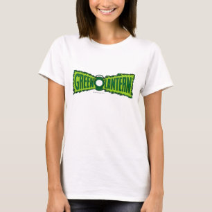 T-shirt Flammes vertes de logo