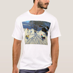 T-shirt Flanc de coteau Morzine France d'hiver