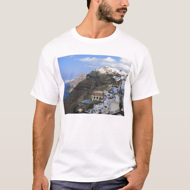 T-shirt Flanc de montagne de Santorini (Devant)