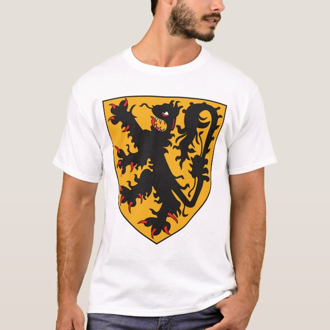 T-shirt Flandre - Armoiries (Devant)