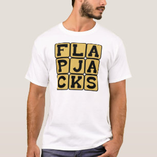 T-shirt Flapjacks, crêpes